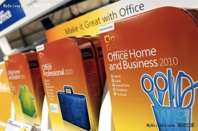 微软占据2010年美国软件零售市场三分之一份额